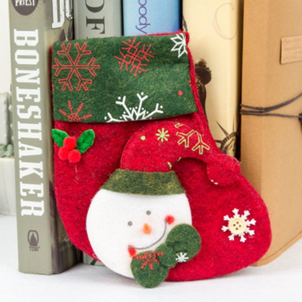 Christmas sock gift bag